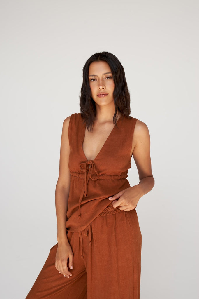 Camisole Hollie - Cognac