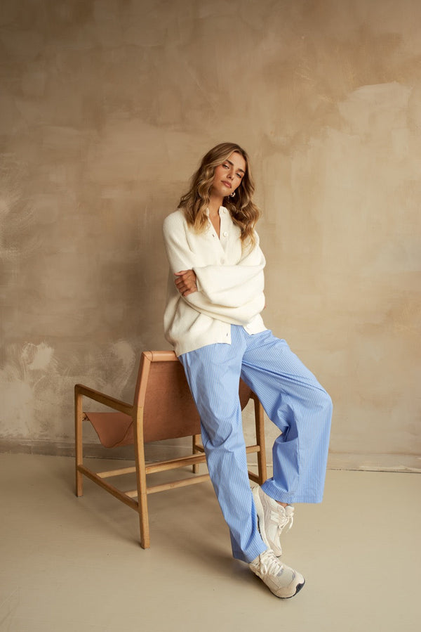 Pantalon Cléo - Bleu