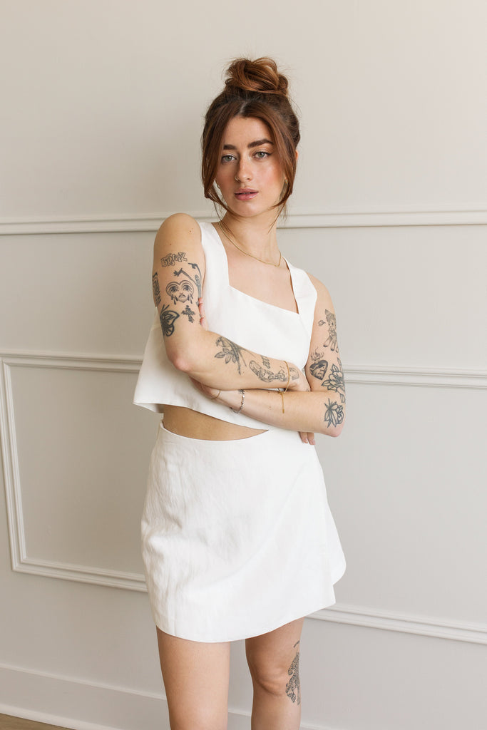 Skort Ivy - Blanc