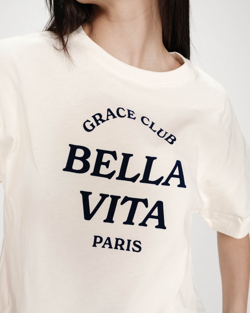 T-shirt Voss - Crème