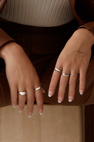 Bague Braided - Argent