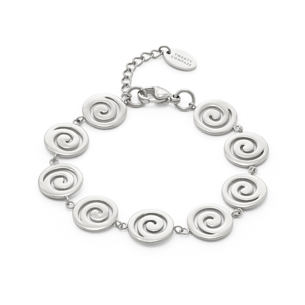 Bracelet Swirl - Argent