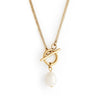Collier Freshwater - Plaqué or
