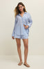 Short Perfect Linen - Bleu