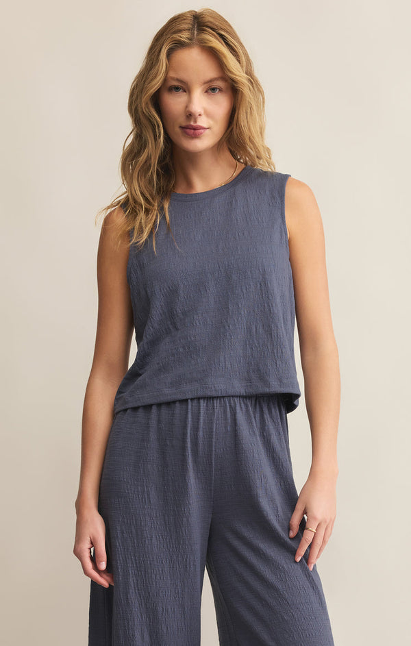 Camisole Sloane Textured - Worn blue