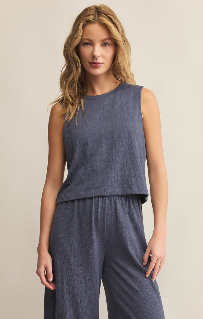 Camisole Sloane Textured - Worn blue