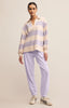Chandail Rugby Henley - Lavender