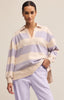 Chandail Rugby Henley - Lavender