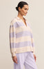 Chandail Rugby Henley - Lavender