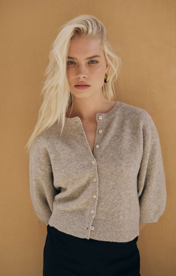 Cardigan Valor - Natural Heather