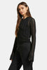 Chandail Sheer Knit - Noir