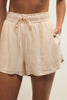 Short Perfect Linen - Custard