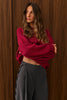 Cardigan Alina - Burgundy