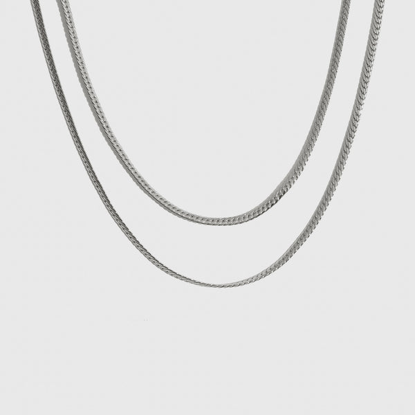 Collier Superposé - Argent