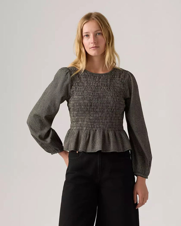 Blouse Smocked Fleur - Vichy