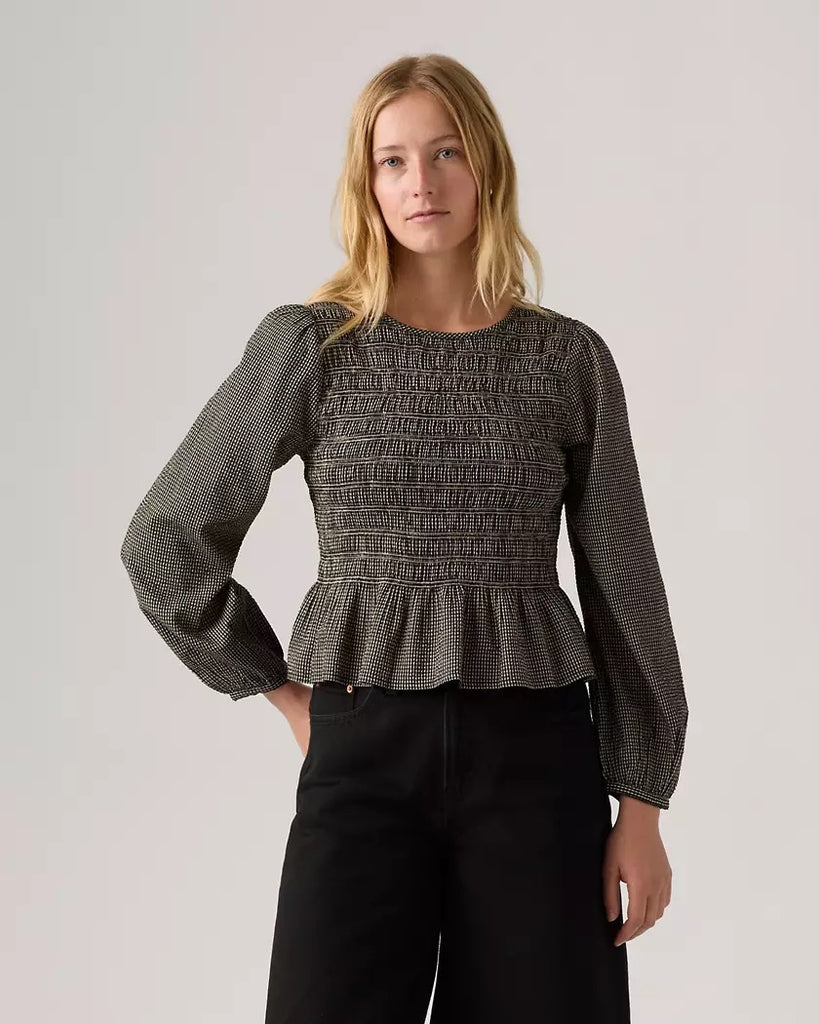 Blouse Smocked Fleur - Vichy