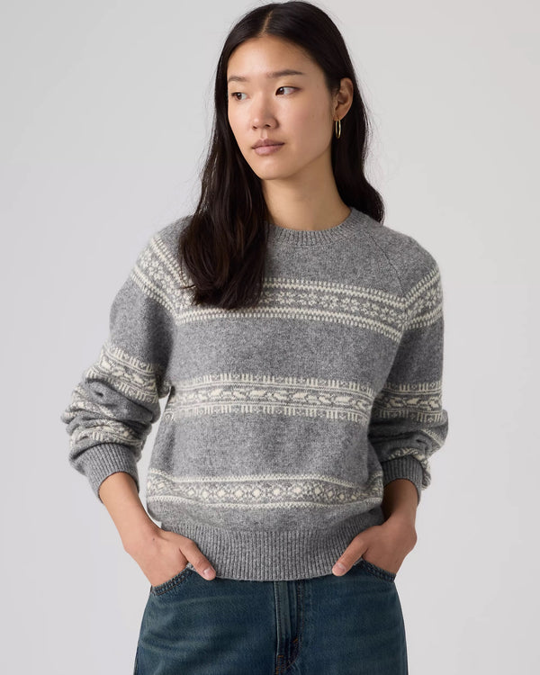 Tricot Jolie Fairisle - Gris