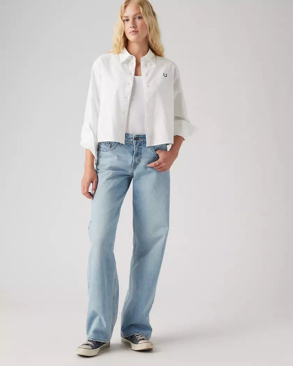 Jeans Low Loose - Blasted Stone
