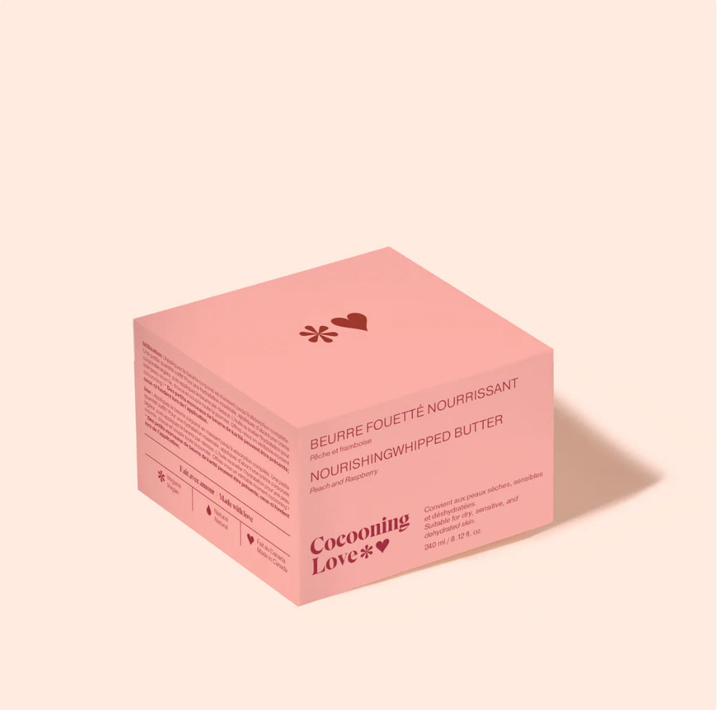 Beurre fouetté corporel - Pêche & Framboise