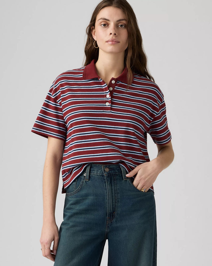 T-shirt Polo Didion - Burgundy