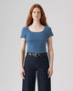 T-shirt Essential - Indigo Rib