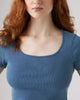 T-shirt Essential - Indigo Rib