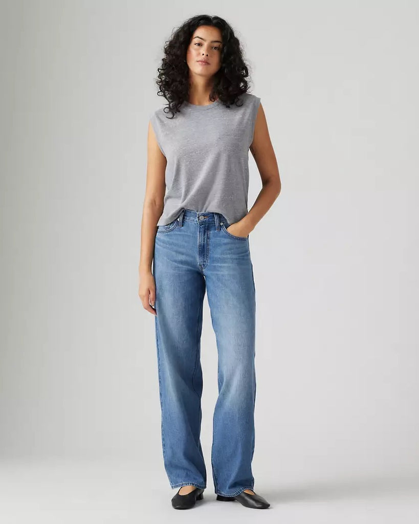 Jeans Baggy Dad - Heavy Check