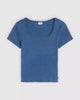 T-shirt Essential - Indigo Rib