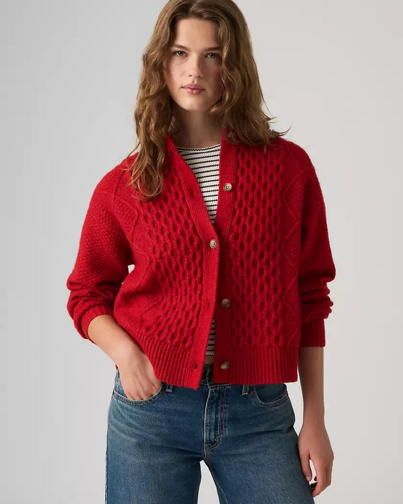 Cardigan Charlotte - Rouge