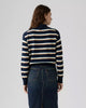 Chandail Polo  - Navy Stripe