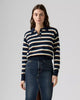 Chandail Polo  - Navy Stripe