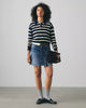 Chandail Polo  - Navy Stripe