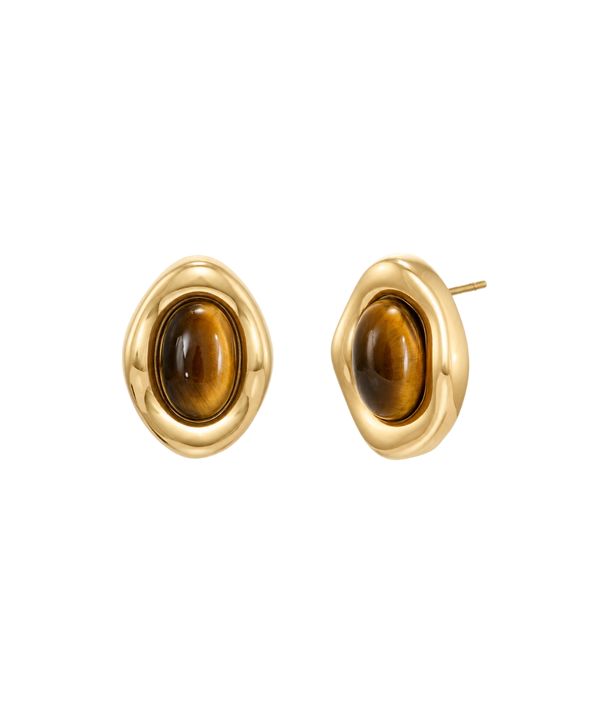 Boucles d'oreilles  Miel - Or