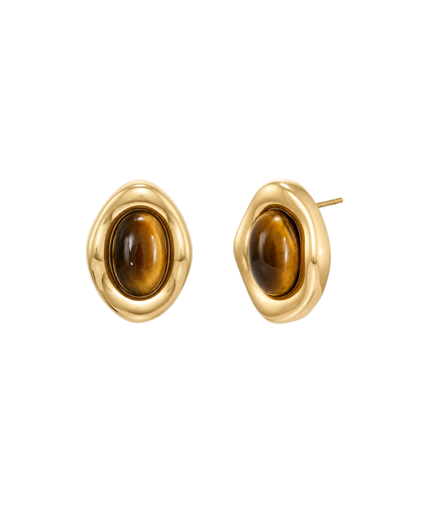 Boucles d'oreilles  Miel - Or