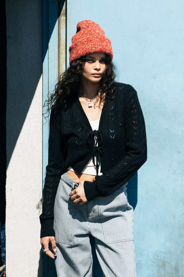 Cardigan Pointelle