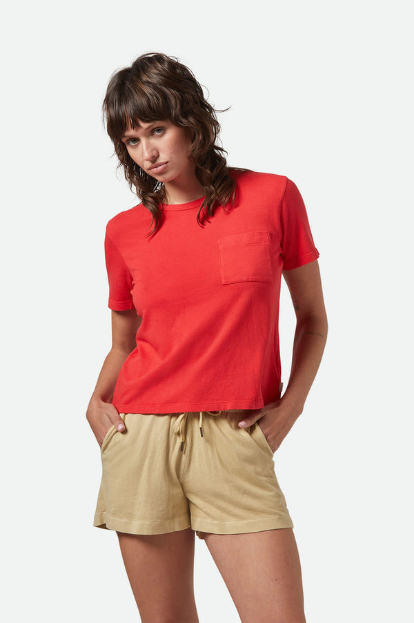 T-shirt Carefree - Crimson