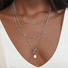 Collier Freshwater - Argent