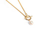 Collier Freshwater - Plaqué or